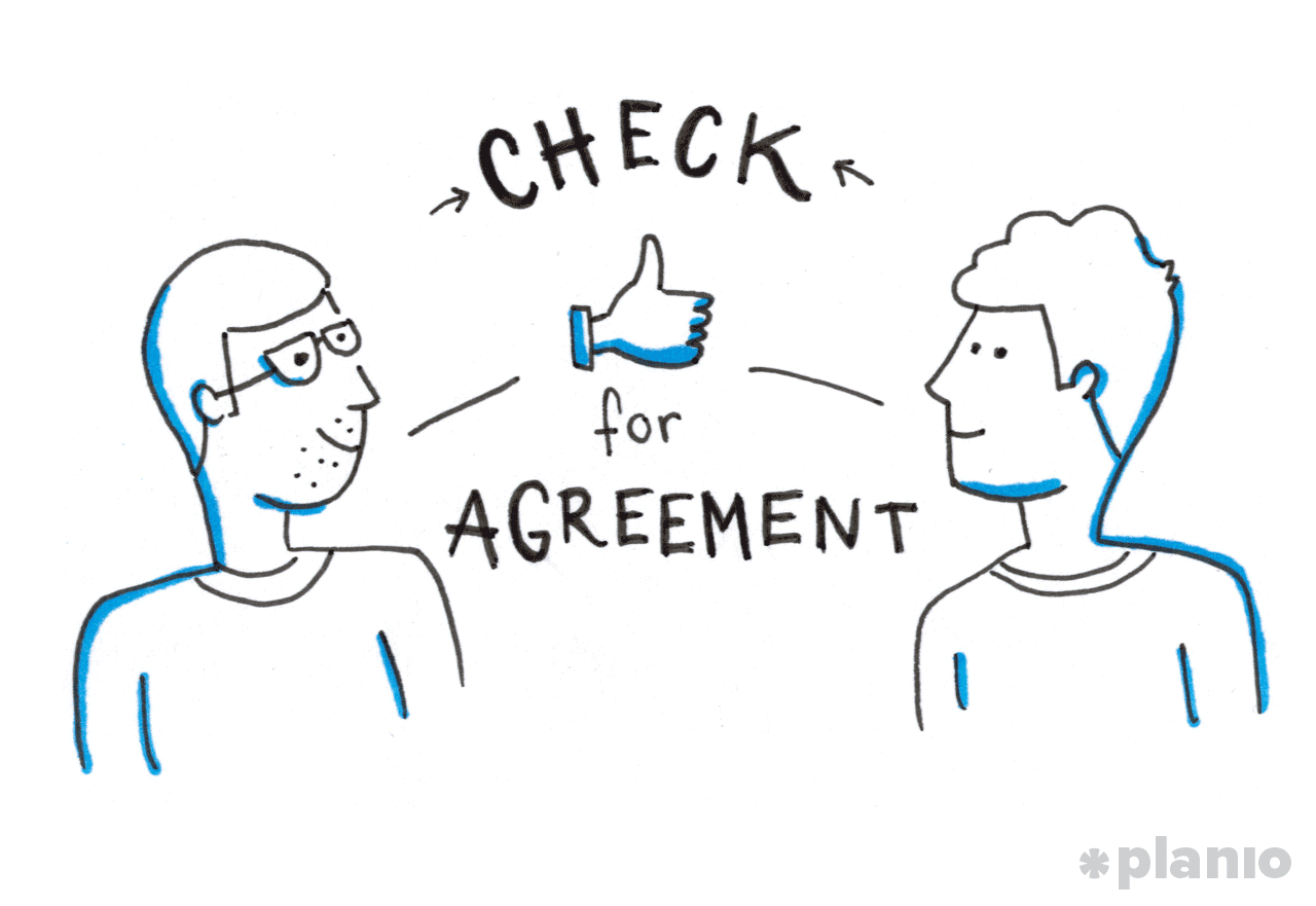 Check for Agreement