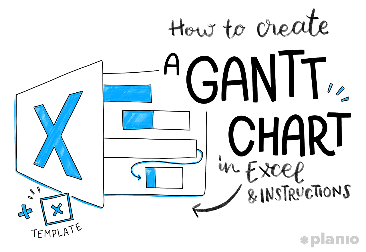How to create a gantt chart in excel