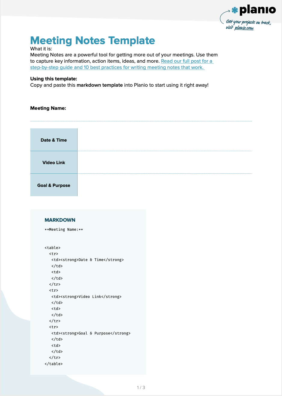 How to Write Better Meeting Notes in 21 Steps (With Free Meeting Throughout Project Meeting Minutes Template Word