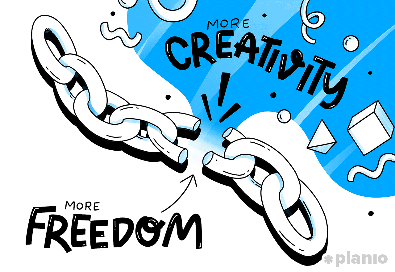 Freedom Improves Creativity