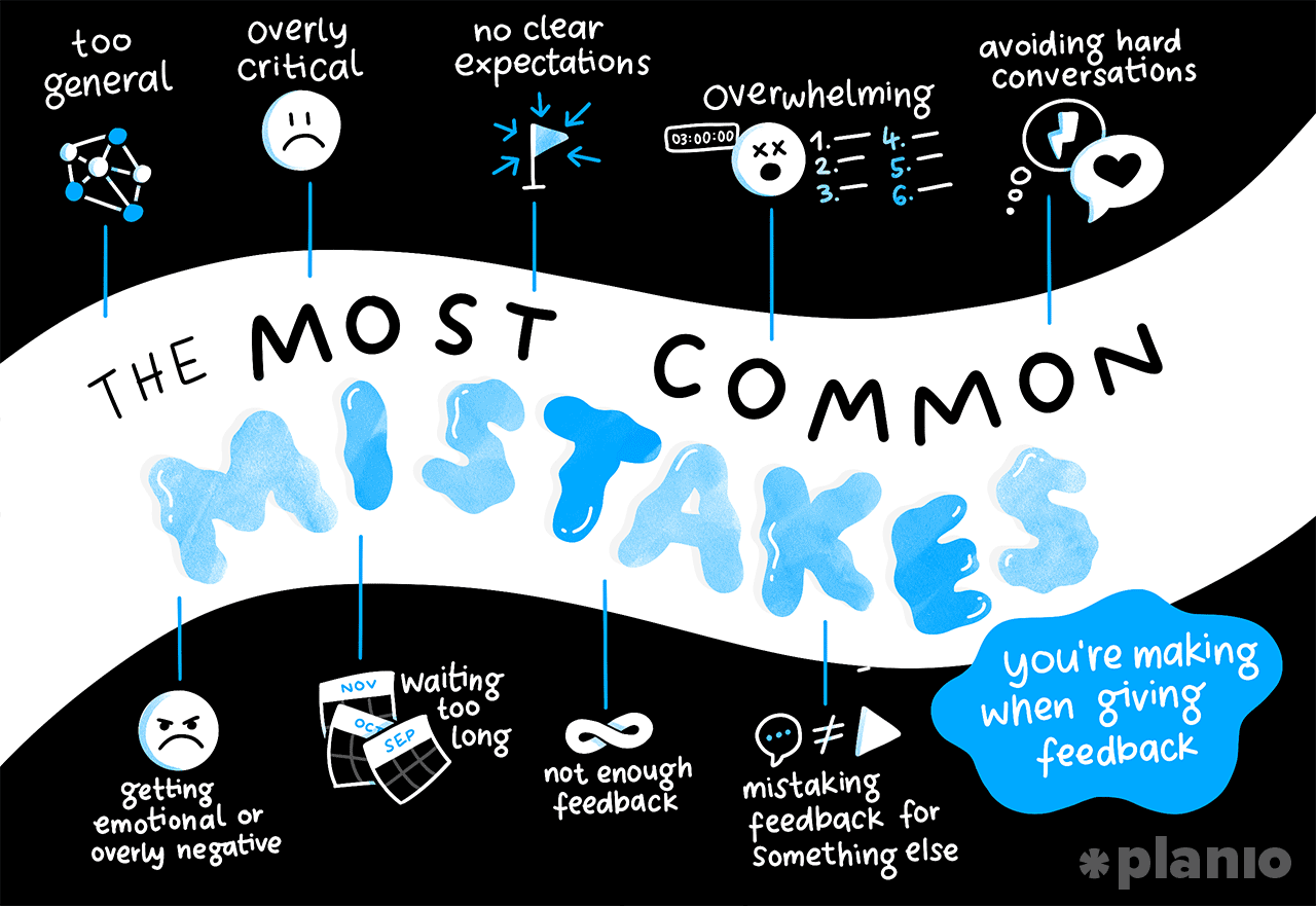 The most common mistakes you’re making when giving feedback