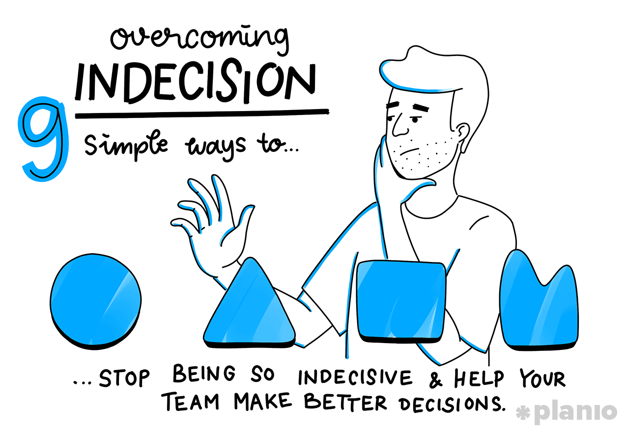 Stop being indecisive and overcome indecision