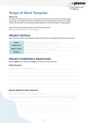 9 Steps to Write a Scope of Work (SOW) for Any Project and Industry