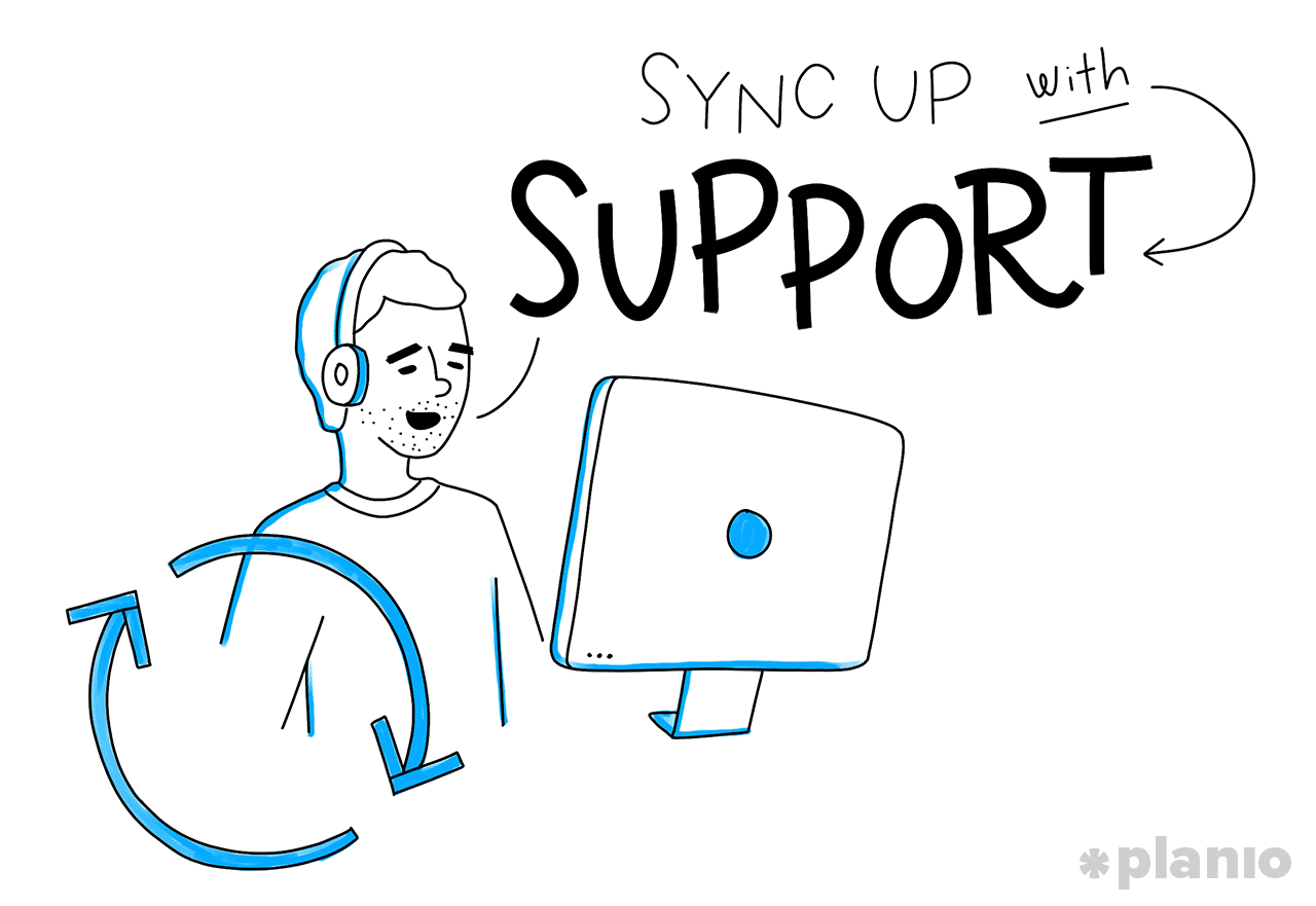 Sync up with Support