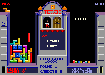High score in tetris