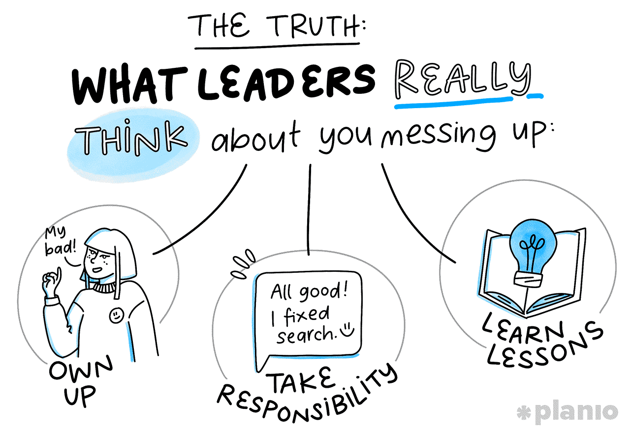 The truth: What leaders are really think about you messing up