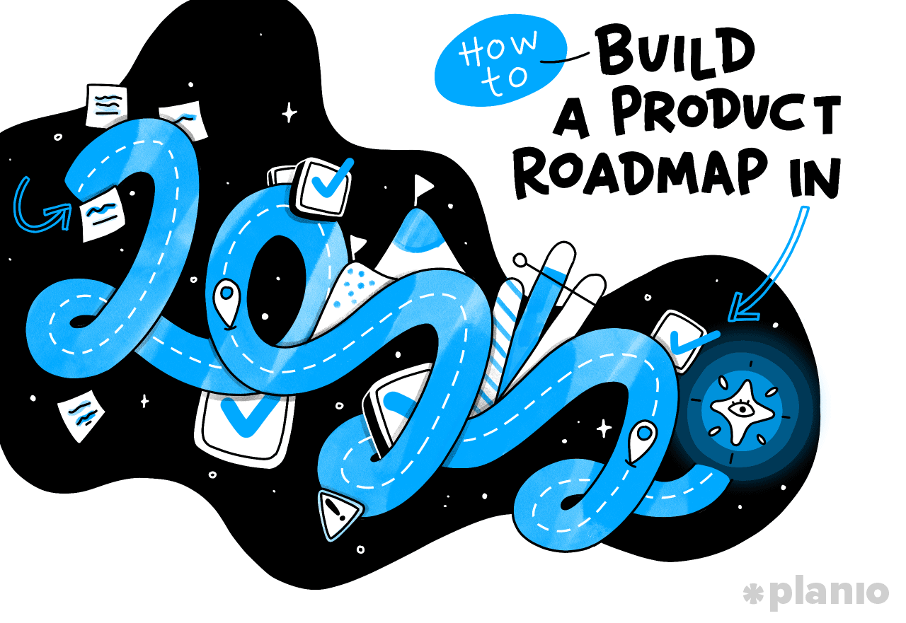 Titel how to build product roadmap 2022