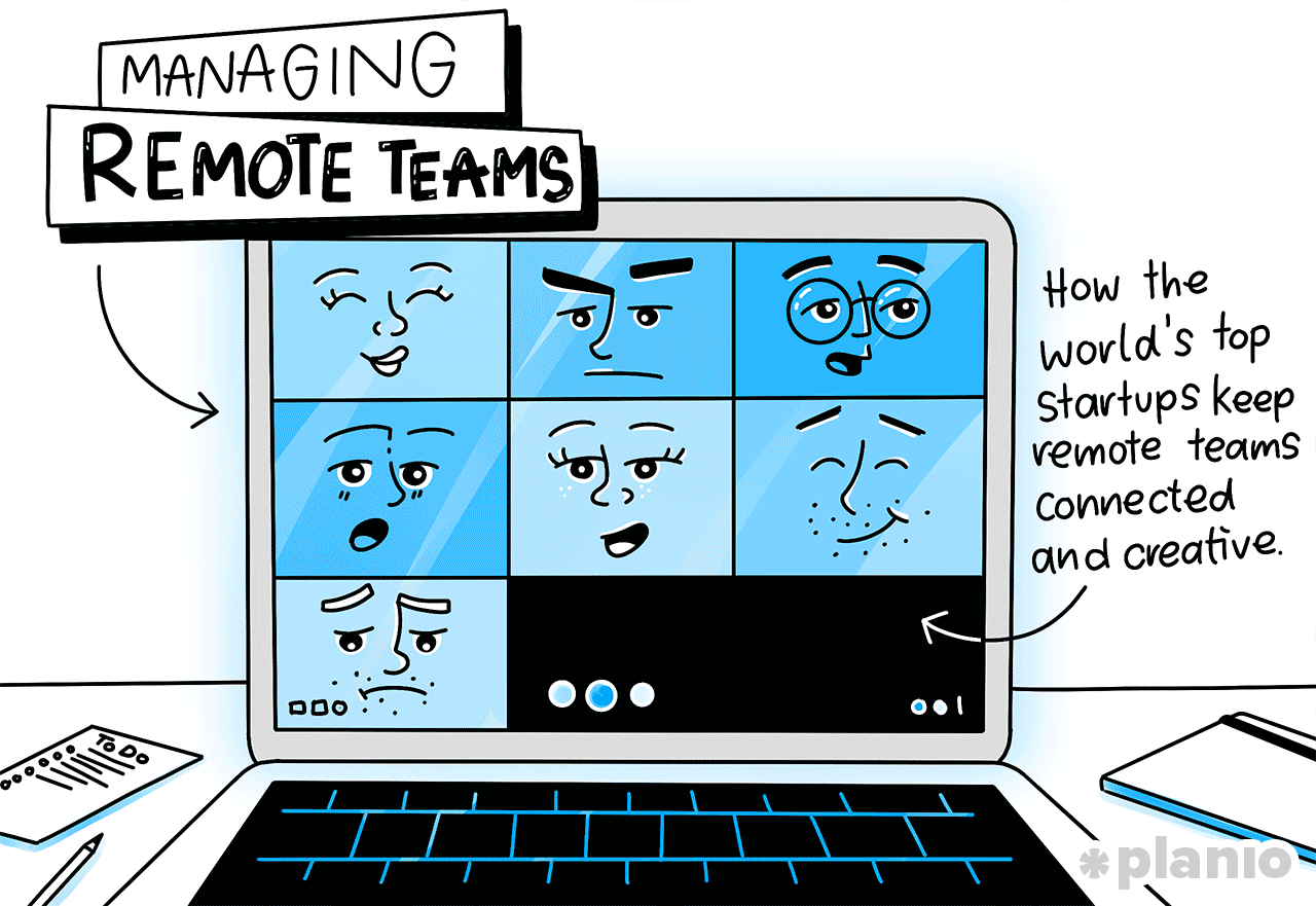 Title managing remote teams