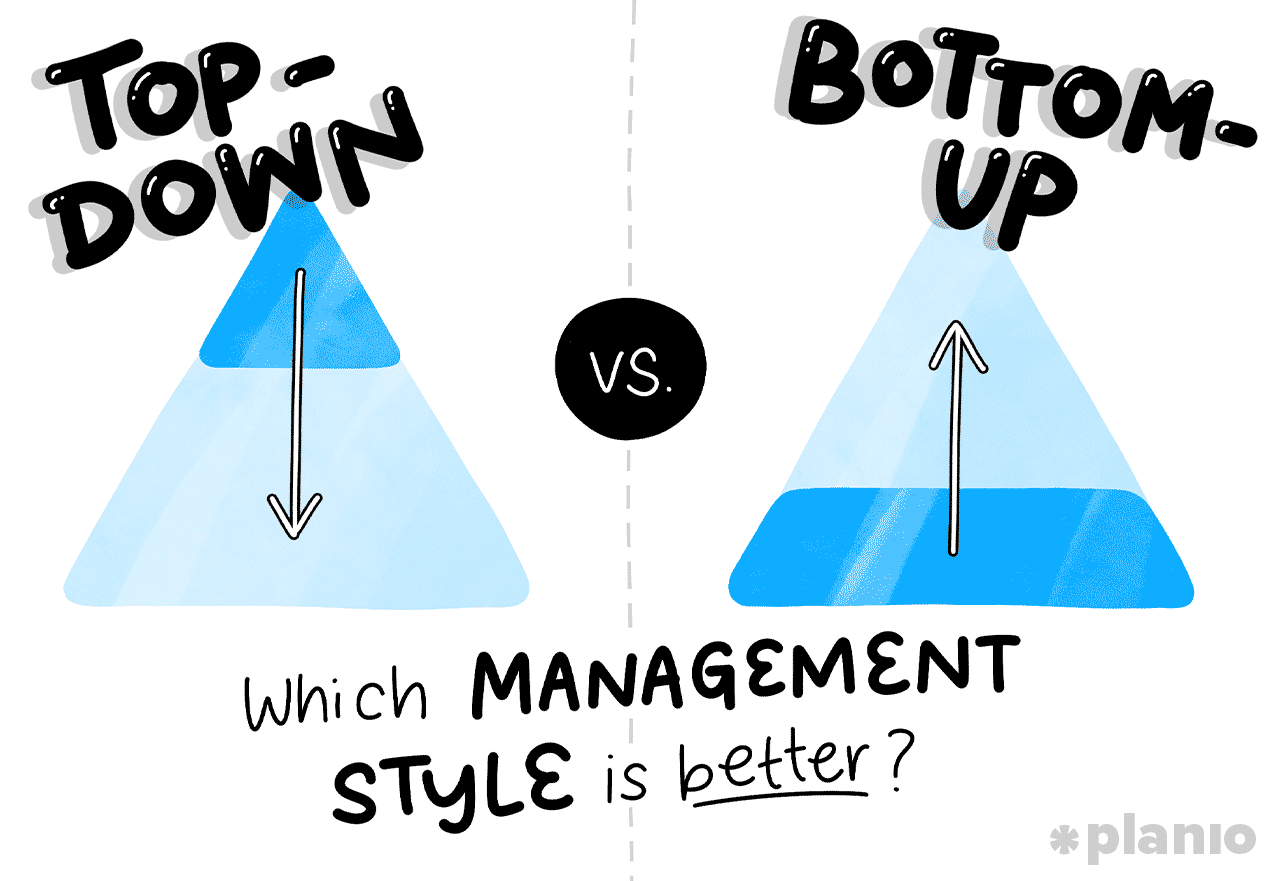 Top down vs. bottom up management: Which style is better?