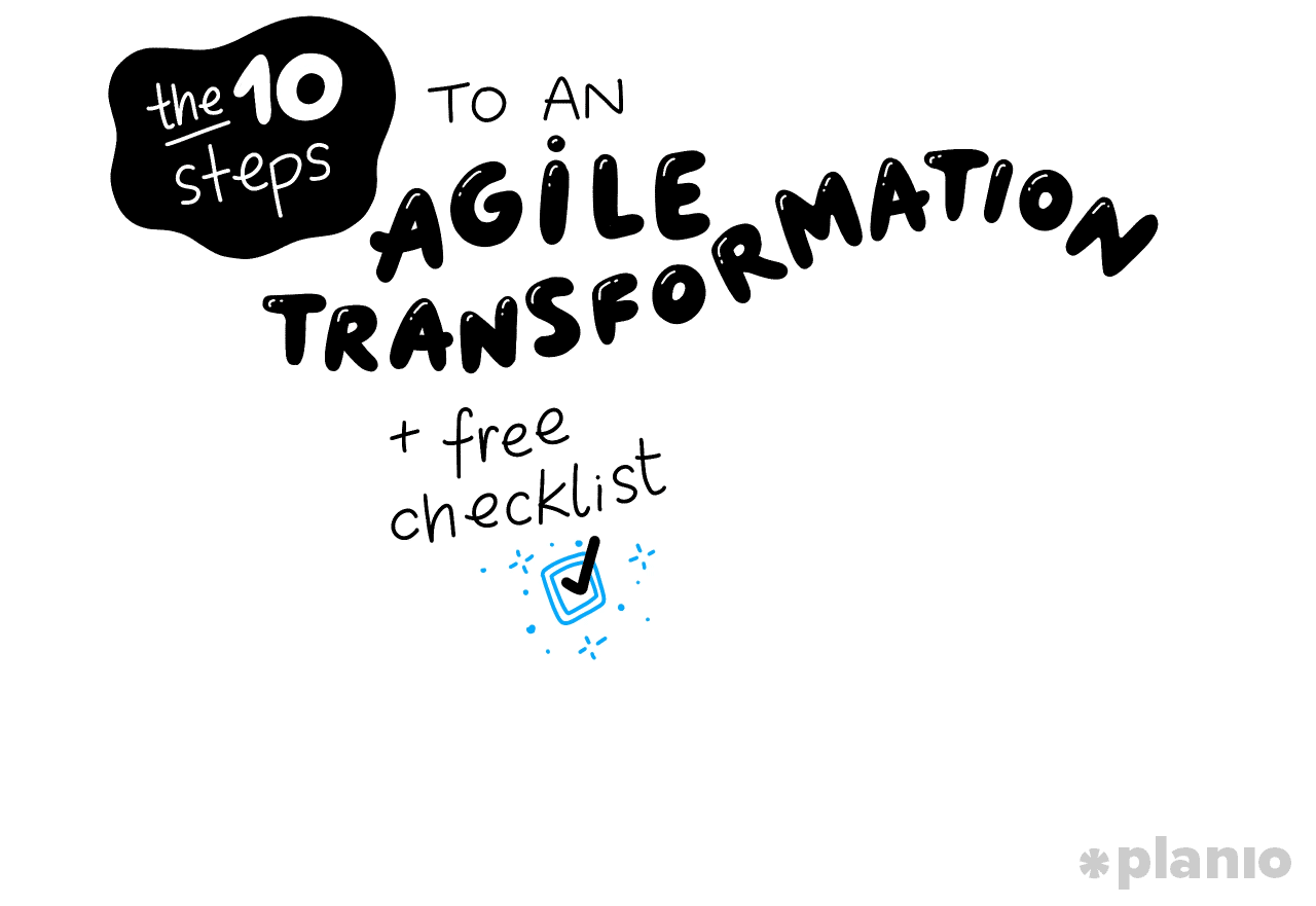 Title 10 steps agile transformation