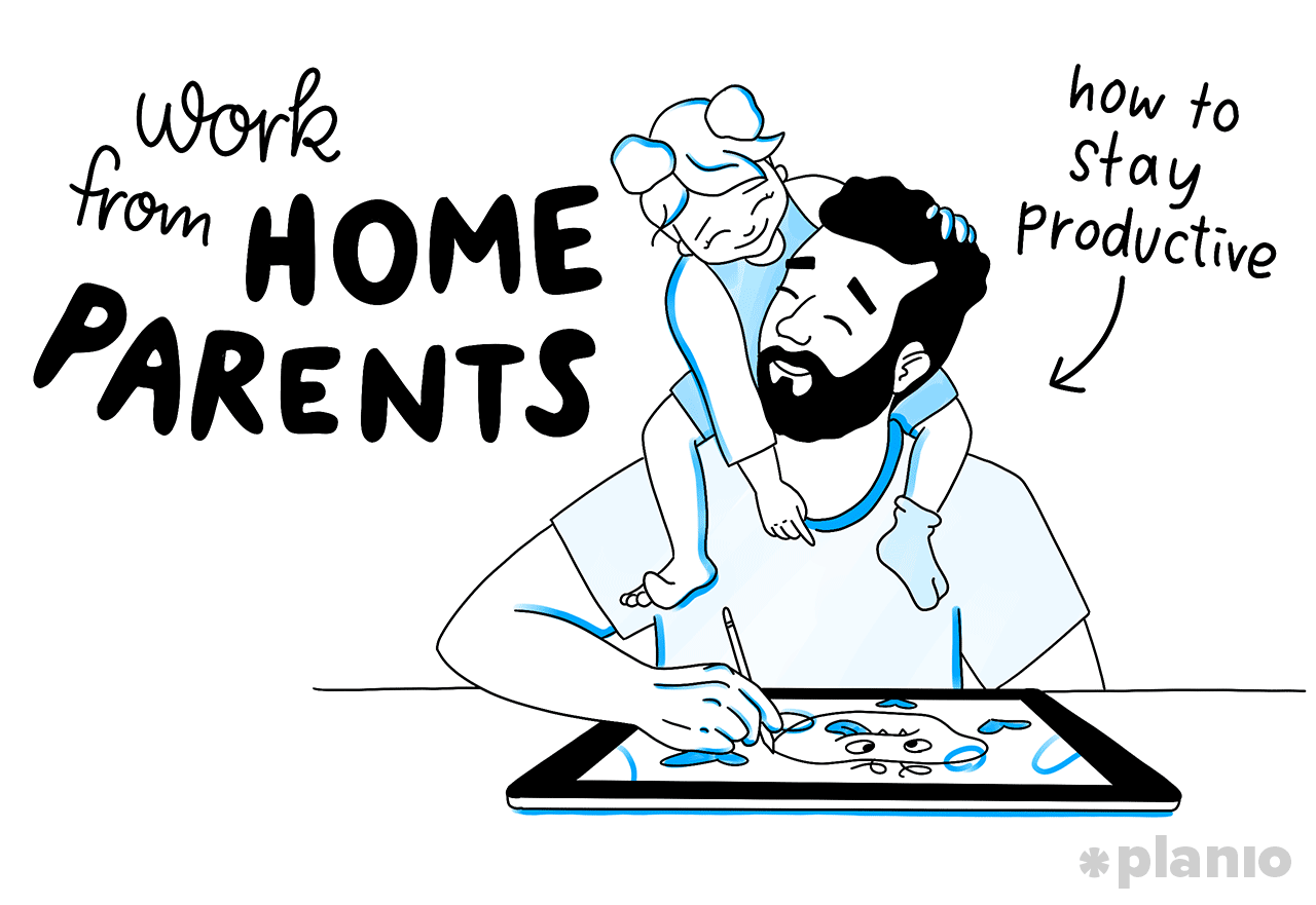 Work from home parents
