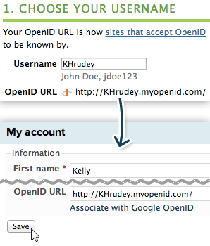 Creating and configuring an OpenID